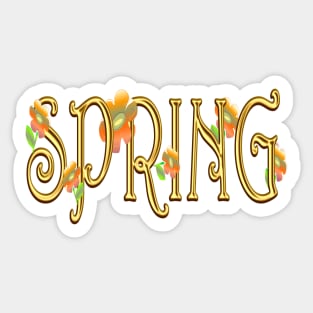 Springtime Sticker